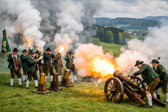 Salutschießen zu Anlässen